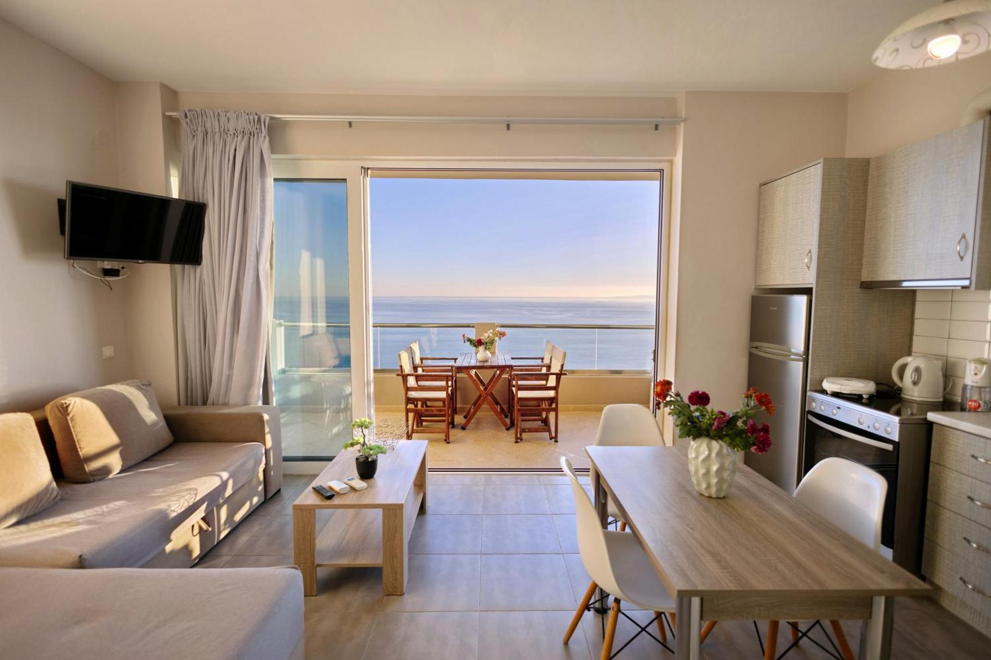 Akrotiri Panorama- Luxury Rental Apartments With Sea View Rodakino Exteriér fotografie